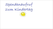 2024-06-01 Spendenaufruf zum Kindertag