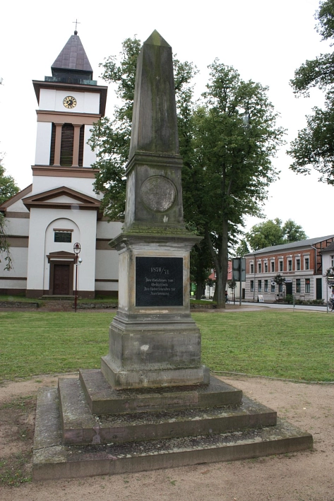 Denkmal der Gefallenen des Krieges 1870/1871&nbsp;&copy;&nbsp;Stadt Lübtheen
