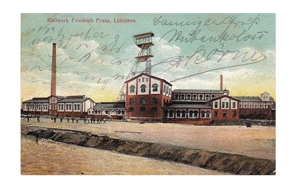 Foto: Friedrich-Franz-Schacht Lübtheen 1910&nbsp;&copy;&nbsp;Stadt Lübtheen